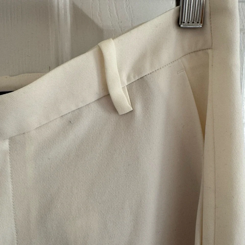 NILI LOTAN - Paris Pant - Size 6 - White Silk - Picture 5 of 5